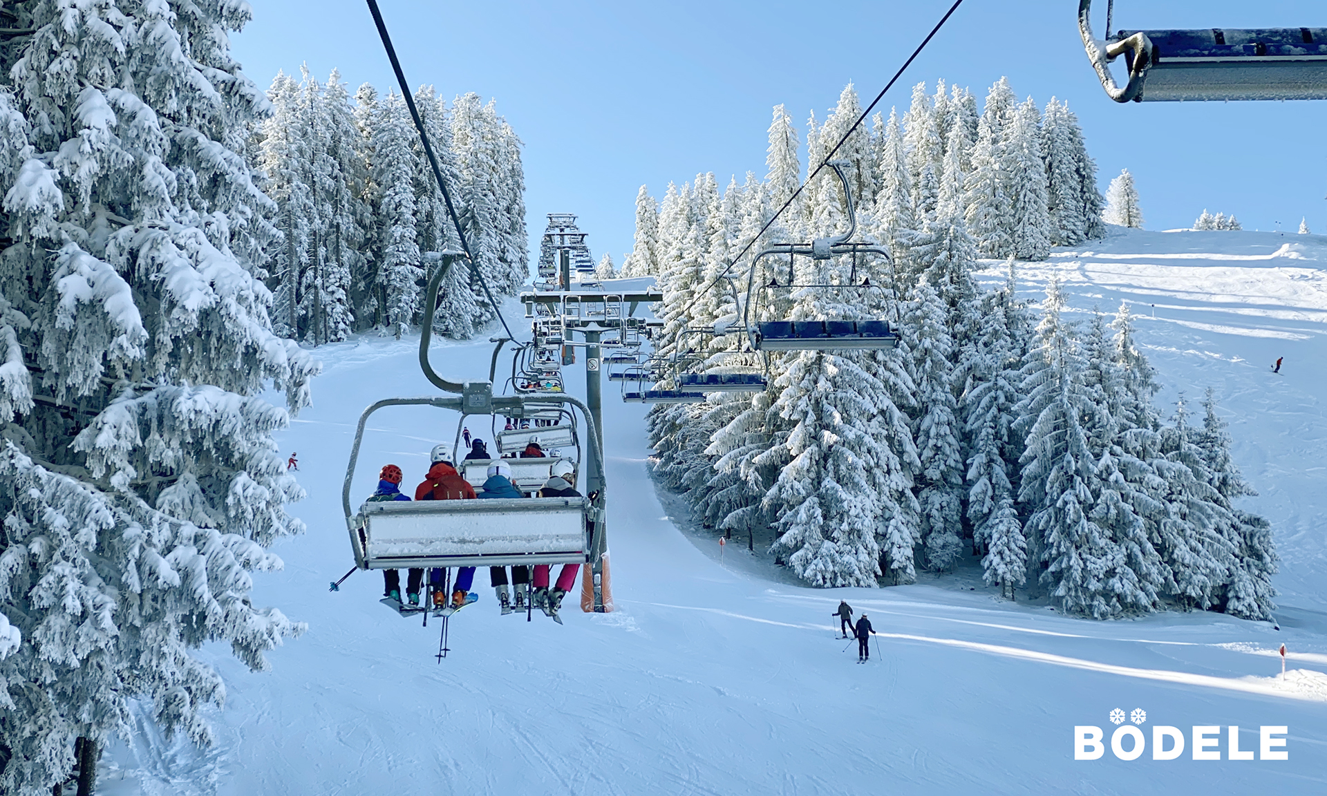 Das Skigebiet Bödele befindet sich in unmittelbarer Nähe des Ferienhaus Eixer.